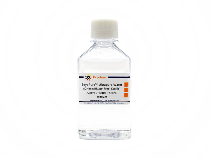 BeyoPure™ Ultrapure Water (DNase/RNase-Free, Sterile)(ST876-500ml)