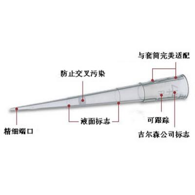 Gilson吉尔森 袋装钻石吸嘴10ml（F161210）